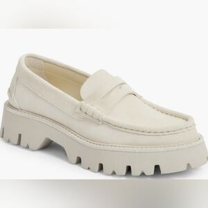 Pedro Garcia Cream Loafers